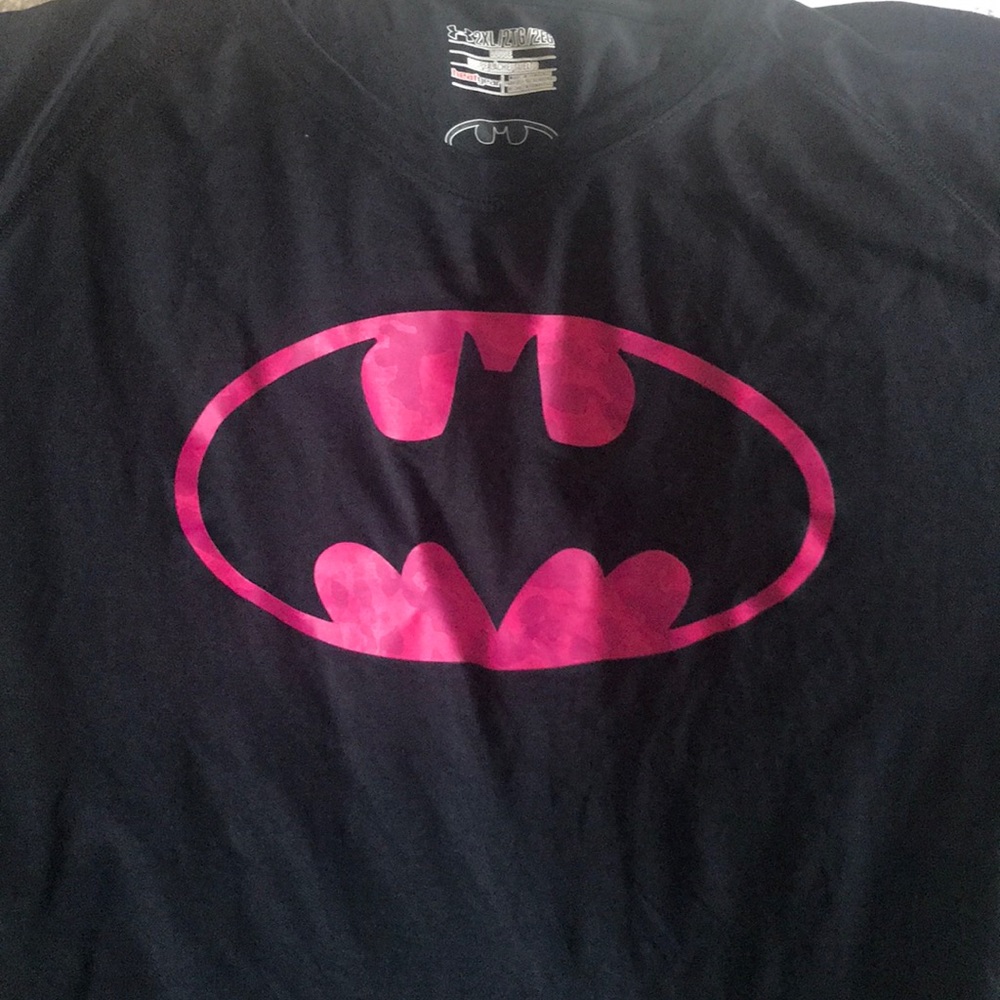 Under Armour Batman black heat gear shirt